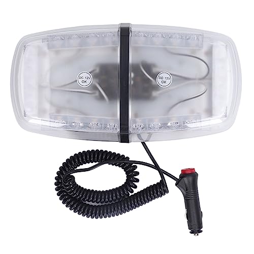 Psytfei LED-stroboscoopwaarschuwingslicht DC 12V LED-noodknipperlichten/gevarenwaarschuwingsverlichtingsbalk Met Magnetische Voet Voor Autojachtdakveiligheid