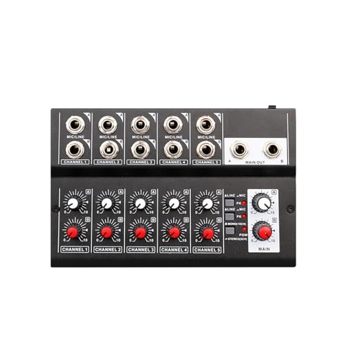 BaTLx 10-kanaals mengpaneel Digitale mixer Stereo for opname DJ Network Live Broadcast-mixer