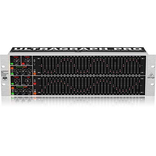 Behringer FBQ6200HD Grafische equalizer, high-definition, 31-bands, stereo, met FBQ Feedback Detection systeem