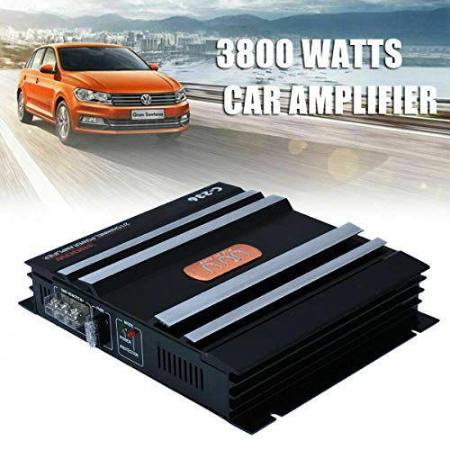 MACHSWON 2-kanaals autoversterker, 3800W Car Audio versterker Bass Box subwoofer 2-kanaals versterker