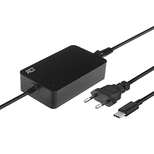 ACT USB C Oplader 65W PD, Laptop Oplaadkabel Type C, voor Macbook, Laptop, Smartphone, Tablet AC2005