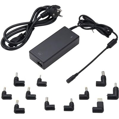 Ewent 90W Universele Laptop Oplader, 11 oplaadtips Notebook/Ultrabook/Chromebook Voeding (GEEN USB-C) voor HP,ACER,SONY,SAMSUNG,DELL,LENOVO,ASUS, OTP/OVP/OCP/OLP Bescherming, DC/AC Kabel 1,5mt Ewent 90W Universele Laptop Oplader, 11 oplaadtips Notebook/Ultrabook/Chromebook Voeding (GEEN USB-C) voor HP,ACER,SONY,SAMSUNG,DELL,LENOVO,ASUS, OTP/OVP/OCP/OLP Bescherming, DC/AC Kabel 1,5mt