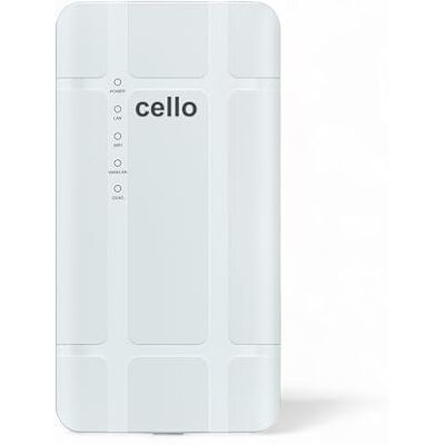 CELLO Outdoor 4G LTE-router met SIM-sleuf, waterdichte en stofdichte behuizing, 300 Mbps wifi, PoE-ondersteuning, ontgrendelde mobiele breedbandrouter voor thuis, boerderij, cameratoezicht CELLO Outdoor 4G LTE-router met SIM-sleuf, waterdichte en stofdichte behuizing, 300 Mbps wifi, PoE-ondersteuning, ontgrendelde mobiele breedbandrouter voor thuis, boerderij, cameratoezicht
