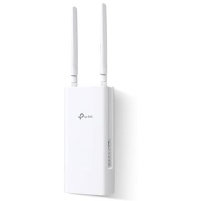 TP-Link Archer MR402-Outdoor 4G LTE WLAN-router, 4G tot 150 Mbps met SIM-kaart, WLAN tot 1200 Mbps, IP65 weerbestendig, plug & play, mast-/wand-/raammontage, tot 64 apparaten TP-Link Archer MR402-Outdoor 4G LTE WLAN-router, 4G tot 150 Mbps met SIM-kaart, WLAN tot 1200 Mbps, IP65 weerbestendig, plug & play, mast-/wand-/raammontage, tot 64 apparaten