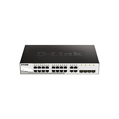 D-Link DGS-1210-16/E Smart Managed Gigabit Switch (16 poorten, waarvan 4 x Combo 10/100/1000 BASE-T/hectPorts) Alleen EU-netsnoer D-Link DGS-1210-16/E Smart Managed Gigabit Switch (16 poorten, waarvan 4 x Combo 10/100/1000 BASE-T/hectPorts) Alleen EU-netsnoer