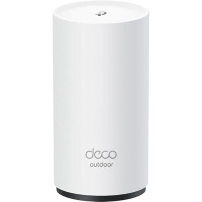 TP-Link Deco Wifi 7 BE3600Mbps netrouter voor buiten/binnen, dubbele band, 2 poorten 2,5 G, IP65, PoE/AC-voeding, 4 4 interne antennes, ideaal voor tuin en terras TP-Link Deco Wifi 7 BE3600Mbps netrouter voor buiten/binnen, dubbele band, 2 poorten 2,5 G, IP65, PoE/AC-voeding, 4 4 interne antennes, ideaal voor tuin en terras