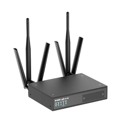 D-Link DWM-550-G Router M2M 5G Industrial Dual SIM Failover, 5G NR & 4G LTE, Wi-Fi 6 AX1800, VPN beveiliging, robuust ontwerp -30~70 °C, multi-WAN met automatische failover en lastverdeling D-Link DWM-550-G Router M2M 5G Industrial Dual SIM Failover, 5G NR & 4G LTE, Wi-Fi 6 AX1800, VPN beveiliging, robuust ontwerp -30~70 °C, multi-WAN met automatische failover en lastverdeling