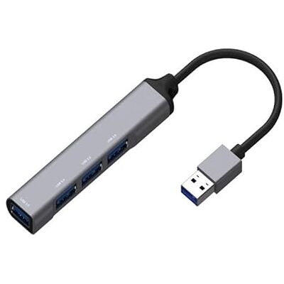 Velocraze USB 3.0 hub type A met 4 poorten type A, 10 cm lengte, ideaal voor het snel aansluiten van meerdere apparaten. Velocraze USB 3.0 hub type A met 4 poorten type A, 10 cm lengte, ideaal voor het snel aansluiten van meerdere apparaten.