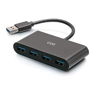 C2G 4-Port USB-A 3.0 Hub SuperSpeed USB 5Gbps C2G 4-Port USB-A 3.0 Hub SuperSpeed USB 5Gbps