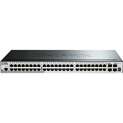 D-Link DGS-1510-52X/E Smart Managed Gigabit Stack Switch (52 ports, of which 48 x 10/100/1000 Mbit/s, 4 x 10G SFP+) Alleen EU-netsnoer D-Link DGS-1510-52X/E Smart Managed Gigabit Stack Switch (52 ports, of which 48 x 10/100/1000 Mbit/s, 4 x 10G SFP+) Alleen EU-netsnoer
