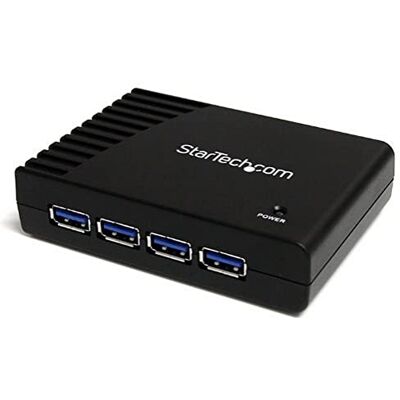 StarTech.com USB 3.0 Hub - 4 Poorten - Zwart StarTech.com USB 3.0 Hub - 4 Poorten - Zwart