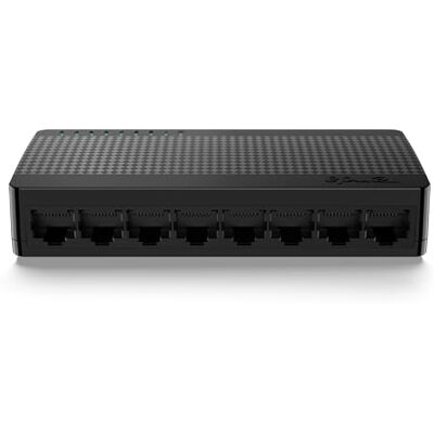 Tenda SG108, 8-poorts Gigabit Ethernet-schakelaar, onbeheerde netwerkhub, Ethernet-splitter, Plug & Play, afgeschermde poorten en plastic behuizing, desktop/wandmontage, ventilatorloos, beperkte Tenda SG108, 8-poorts Gigabit Ethernet-schakelaar, onbeheerde netwerkhub, Ethernet-splitter, Plug & Play, afgeschermde poorten en plastic behuizing, desktop/wandmontage, ventilatorloos, beperkte