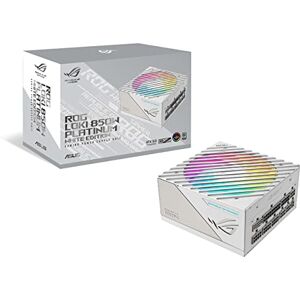 Asus ROG Loki SFX-L 850W Platinum White Edition (volledig modulaire voeding, 80+ Platinum, 120 mm PWM ARGB-ventilator, Aura Sync, ATX 3.0-compatibel, PCIe 5.0 Ready, 10 jaar garantie) Asus ROG Loki SFX-L 850W Platinum White Edition (volledig modulaire voeding, 80+ Platinum, 120 mm PWM ARGB-ventilator, Aura Sync, ATX 3.0-compatibel, PCIe 5.0 Ready, 10 jaar garantie)