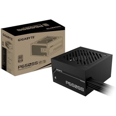 Gigabyte P650SS ATX 3.1 650 W 80 Plus Zilver Gigabyte P650SS ATX 3.1 650 W 80 Plus Zilver