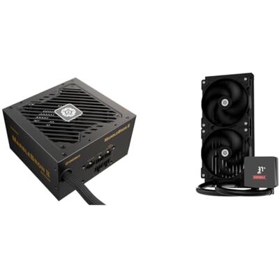 Enermax Marblebron II 850 Watt modulaire 3.1 ATX gaming voeding 80PLUS brons & Liqmax IV 240 mm CPU waterkoeling met digitale display bundel; EMB850-LMIV240 Enermax Marblebron II 850 Watt modulaire 3.1 ATX gaming voeding 80PLUS brons & Liqmax IV 240 mm CPU waterkoeling met digitale display bundel; EMB850-LMIV240