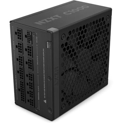 NZXT C1000 Gold ATX 3.1-1000W Volledig Modulaire Voeding 1000W 80 PLUS Gold ATX 3.1 voeding, volledig modulair en stil. PCIe 5-ready voor moderne GPU's, met 10 jaar garantie. NZXT C1000 Gold ATX 3.1-1000W Volledig Modulaire Voeding 1000W 80 PLUS Gold ATX 3.1 voeding, volledig modulair en stil. PCIe 5-ready voor moderne GPU's, met 10 jaar garantie.