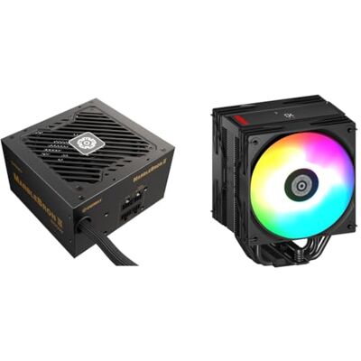 Enermax Marblebron II 650 Watt modulaire 3.1 ATX Gaming Voeding 80PLUS Brons & ETS-T41D-ARGB CPU-koeler digitale statusweergave bundel; EMB650-T41D-ARGB Enermax Marblebron II 650 Watt modulaire 3.1 ATX Gaming Voeding 80PLUS Brons & ETS-T41D-ARGB CPU-koeler digitale statusweergave bundel; EMB650-T41D-ARGB