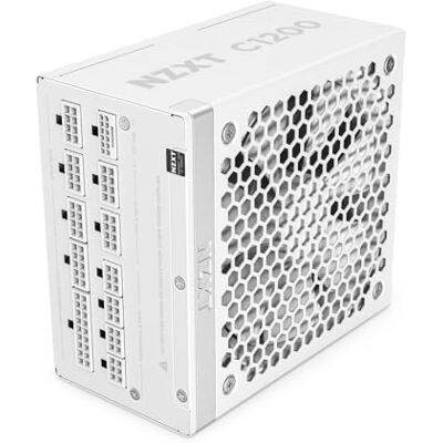 NZXT C1200 Gold ATX 3.1-1200W Volledig Modulaire Voeding 1200W 80 PLUS Gold ATX 3.1 voeding, volledig modulair en stil. PCIe 5-ready voor high-end GPU's, met 10 jaar garantie. NZXT C1200 Gold ATX 3.1-1200W Volledig Modulaire Voeding 1200W 80 PLUS Gold ATX 3.1 voeding, volledig modulair en stil. PCIe 5-ready voor high-end GPU's, met 10 jaar garantie.