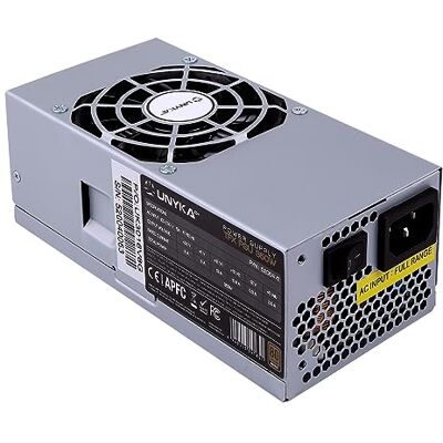 Unykach TFX voeding 350 W, 80 Plus, brons, met 80 mm ventilator, zeer stil Unykach TFX voeding 350 W, 80 Plus, brons, met 80 mm ventilator, zeer stil