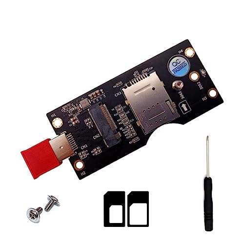 Echwave 1 Set NGFF Module naar SIM met USB 3.0 3G/4G/5G Module naar USB 3.0 met SIM-kaartsleuf Draagbare Adapter Card Groene NGFF Module Kaartsleuf Module