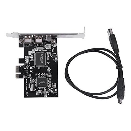 Yosoo Firewire PCI Express-kaart, 3 Poorten 1394A Firewire-uitbreidingskaart, PCI-E PCI Express FireWire 1394a IEEE 1394-controllerkaart met Firewire-kabel