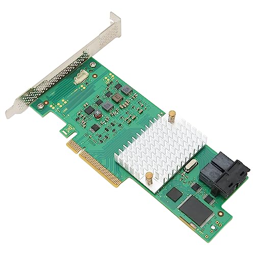 Estink LSI SAS3008 Array-kaart, SAS Raid-adapter, PCIE 3.0 Plug-and-play-netwerkadapter voor SATA-eindapparaten