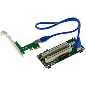 KALEA-INFORMATIQUE 2-poorts PCI naar PCIe x1 Type Converter Adapter met ASM-chipset 16-bit en 32-bit PCI-ondersteuning met 3.3V of 5V instelling KALEA-INFORMATIQUE 2-poorts PCI naar PCIe x1 Type Converter Adapter met ASM-chipset 16-bit en 32-bit PCI-ondersteuning met 3.3V of 5V instelling