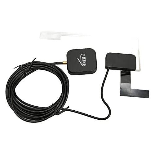 Jectse DAB-auto-ontvanger Kit, Digitale Audio-radio-ontvanger, DAB-radio-ontvanger Adapter, met Antenne voor Android