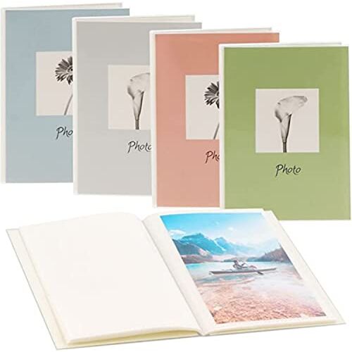 Hama Fotoalbum 'Susi Pastell' (softcover, 24 pagina's voor 24 foto's in het formaat 10 x 15 cm, duurzaam, voor archiveren met anekdoten, beschermt de foto, mini-album) pastelkleuren willekeurig
