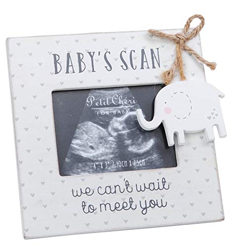 Petit Cheri Baby Scan fotolijst met olifant bijlage cadeau van