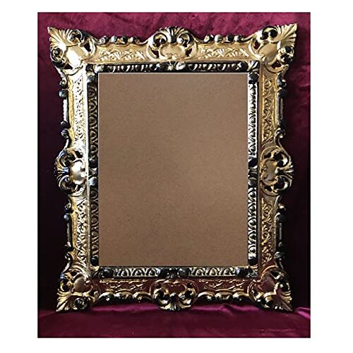 Lnxp Fotolijst Antieke barok in de kleur: goud/zwart, dual-color, 44 x 38 cm, rechthoek, foto's van 29 x 22 cm of 22 x 29 cm, barok frame, 48R