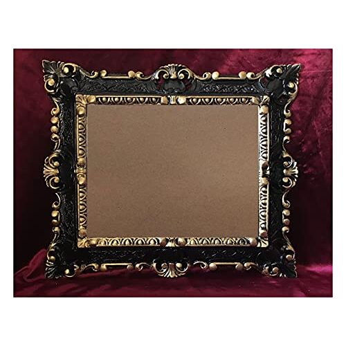 Lnxp Fotolijst antiek barok in de kleur: zwart/goud, dual-color, 44 x 38 cm, rechthoek, foto's van 29 x 22 cm of 22 x 29 cm, barok frame, 48R