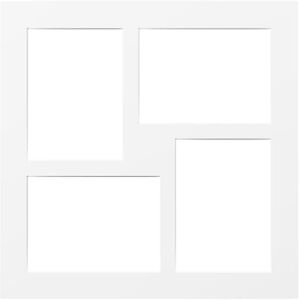 Walther PA444W Wit 40x40cm Fotolijst met 4 uitsparingen Walther PA444W Wit 40x40cm Fotolijst met 4 uitsparingen