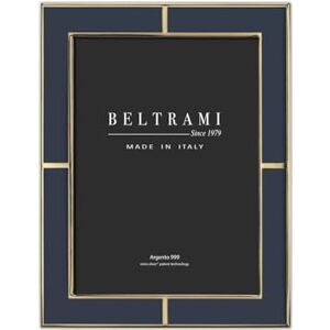 Beltrami Zilveren fotolijst - Blauw saffier en goud - 15x20cm - Fotolijst Beltrami Zilveren fotolijst - Blauw saffier en goud - 15x20cm - Fotolijst