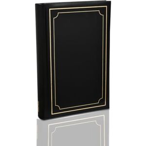 ARPAN Fotoalbum met gevoerde omslag, 15 x 10 cm, voor 300 foto's, zwart, papier ARPAN Fotoalbum met gevoerde omslag, 15 x 10 cm, voor 300 foto's, zwart, papier
