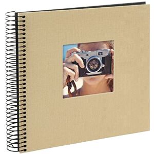 Goldbuch 12.506 Spiraalalbum Bella Vista Beige, fotoboek 20 x 20 x 2,7 cm, fotoalbum 40 zwarte pagina's, fotoboek omslag van linnen, fotoalbum voor 40 foto's, fotoalbum spiraalgebonden Goldbuch 12.506 Spiraalalbum Bella Vista Beige, fotoboek 20 x 20 x 2,7 cm, fotoalbum 40 zwarte pagina's, fotoboek omslag van linnen, fotoalbum voor 40 foto's, fotoalbum spiraalgebonden