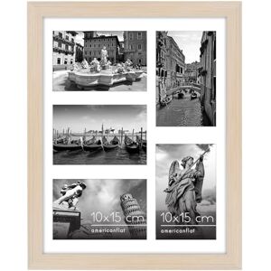 Americanflat 28x36 cm Collage Fotolijst met Breukbestendig Glas Geschikt voor Vijf 10x15 cm Foto’s of Eén 28x36 cm Foto – Signature Collection Fotolijstset voor op Tafel of aan de Muur – Lichthout Americanflat 28x36 cm Collage Fotolijst met Breukbestendig Glas Geschikt voor Vijf 10x15 cm Foto’s of Eén 28x36 cm Foto – Signature Collection Fotolijstset voor op Tafel of aan de Muur – Lichthout