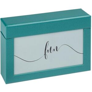 walther design Opbergdoos voor 100 foto's 10x15 cm, petrolgroen, FB-116-K, fotobox Fun walther design Opbergdoos voor 100 foto's 10x15 cm, petrolgroen, FB-116-K, fotobox Fun