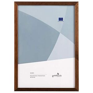 Goldbuch 90 0596 fotolijst Skandi DIN A4, enkele lijst van echt hout, portretlijst om neer te zetten, houten frame met wandhouder, fotolijst, frame bruin Goldbuch 90 0596 fotolijst Skandi DIN A4, enkele lijst van echt hout, portretlijst om neer te zetten, houten frame met wandhouder, fotolijst, frame bruin