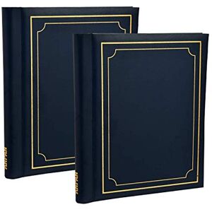 ARPAN 2 Pack fotoalbums zelfklevend groot fotoboek moderne stijl Wiro Binder totaal 40 vellen 80 zijden in zwart/blauw/rood/vintage vogels/vlinder (blauw) ARPAN 2 Pack fotoalbums zelfklevend groot fotoboek moderne stijl Wiro Binder totaal 40 vellen 80 zijden in zwart/blauw/rood/vintage vogels/vlinder (blauw)
