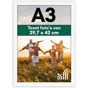 Americanflat A3 Fotolijst met Schokbestendig Glas 29,7x42 cm Fotolijst Gemaakt van Samengesteld Hout voor Verticale of Horizontale Muurweergave Moderne Lijst voor Posters & Foto’s Wit Americanflat A3 Fotolijst met Schokbestendig Glas 29,7x42 cm Fotolijst Gemaakt van Samengesteld Hout voor Verticale of Horizontale Muurweergave Moderne Lijst voor Posters & Foto’s Wit