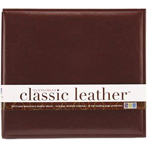 We R Memory Keepers 1-Stuk 12 x 12 inch We R Classic Lederen Post Gebonden Album, Kaneel We R Memory Keepers 1-Stuk 12 x 12 inch We R Classic Lederen Post Gebonden Album, Kaneel