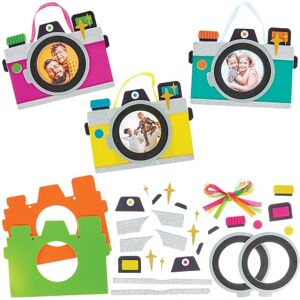 Baker Ross FN567 Retro Camera Fotolijst Sets Set van 5, Knutsel- en Kunstpakketten voor Kinderen Baker Ross FN567 Retro Camera Fotolijst Sets Set van 5, Knutsel- en Kunstpakketten voor Kinderen