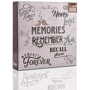 ARPAN Fotoalbum Slip In Case Memo Foto voor 200 x 4 x 6 Inch / 10x15 cm Afbeelding (paars) ARPAN Fotoalbum Slip In Case Memo Foto voor 200 x 4 x 6 Inch / 10x15 cm Afbeelding (paars)
