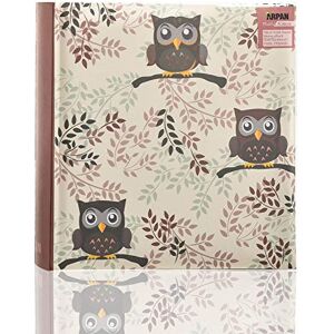 ARPAN Uil Ontwerp Fotoalbum Slip In Case Memo Album 6x4" voor 200 Foto's ARPAN Uil Ontwerp Fotoalbum Slip In Case Memo Album 6x4" voor 200 Foto's