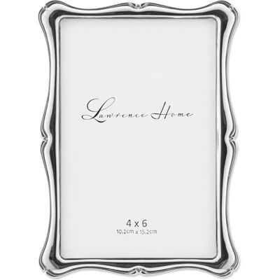 Lawrence Frames 710246 zilveren metalen romantiek fotolijst, 4 bij 6-inch Lawrence Frames 710246 zilveren metalen romantiek fotolijst, 4 bij 6-inch