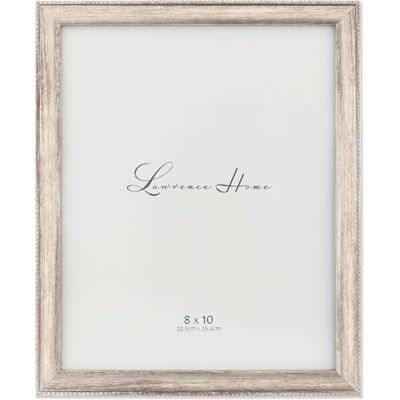Lawrence Zilveren Fotolijst 8x10 Klassiek met Parel - Fotolijst Lawrence Zilveren Fotolijst 8x10 Klassiek met Parel - Fotolijst