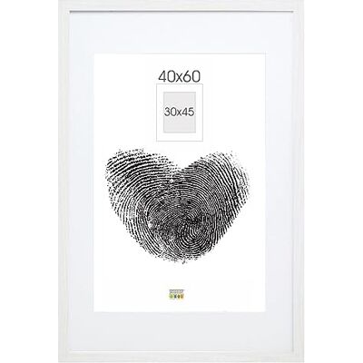 Deknudt Wit houten lijst - 40 x 60 cm Deknudt Wit houten lijst - 40 x 60 cm