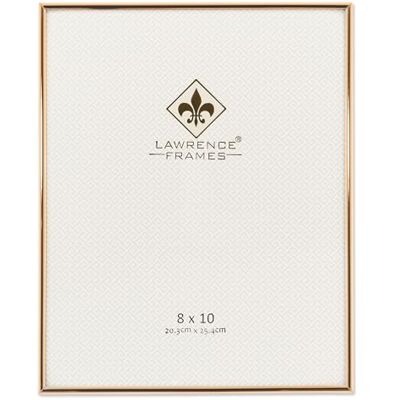 Lawrence Frames 670080 Eenvoudig gouden metalen fotolijst, 20,3 x 25,4 cm (b x h) Lawrence Frames 670080 Eenvoudig gouden metalen fotolijst, 20,3 x 25,4 cm (b x h)