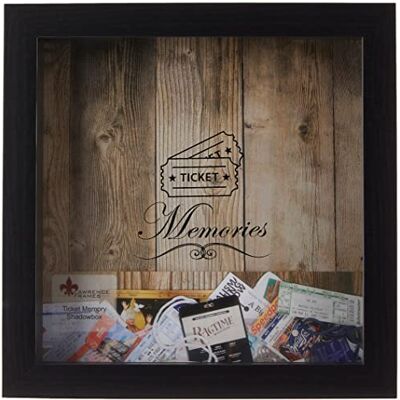 Lawrence Zwarte Schatten Doos - Ticket Memories - Schattenbox Lawrence Zwarte Schatten Doos - Ticket Memories - Schattenbox
